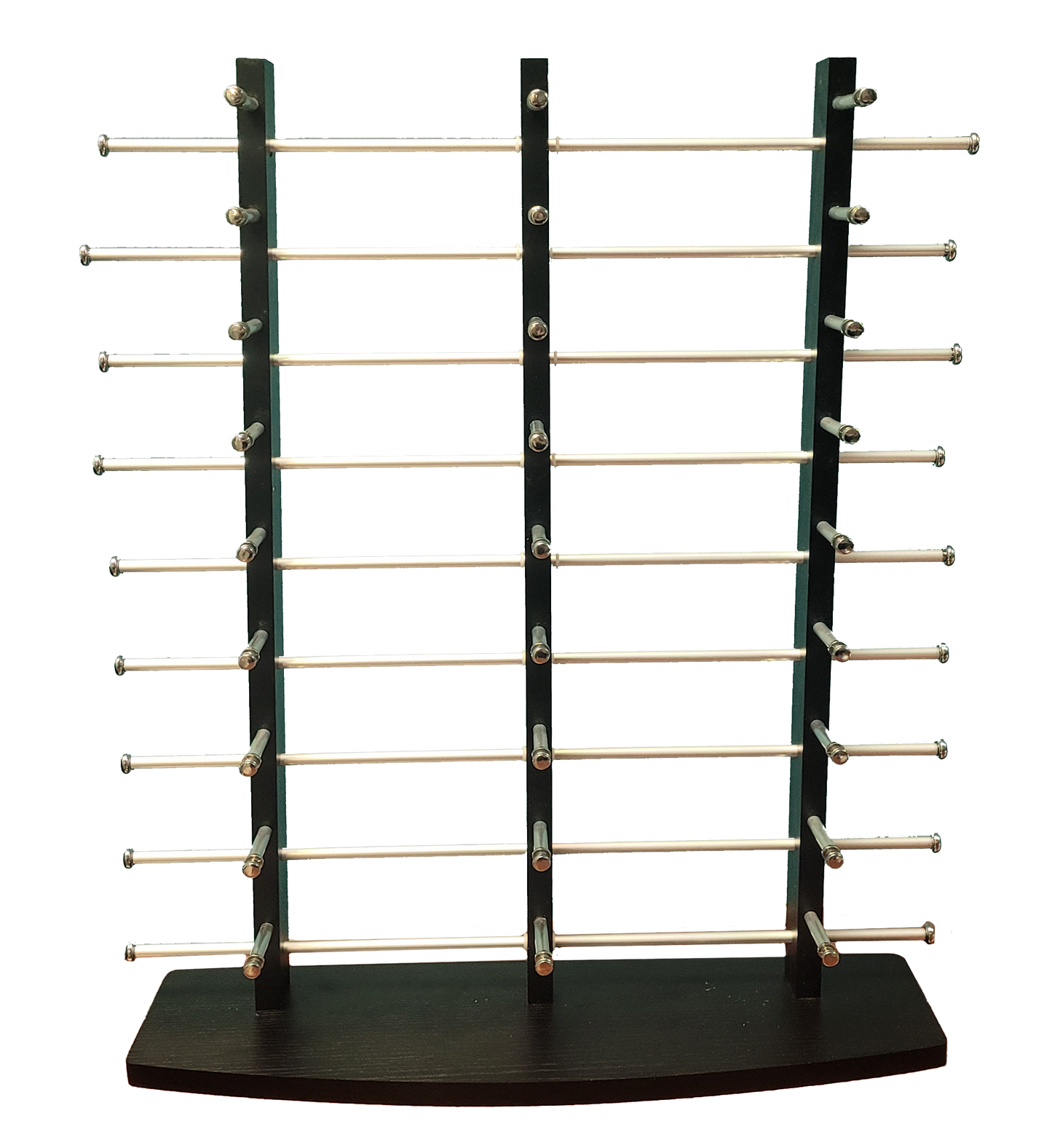 Sunglass Table Top Display Stand(Black Wood) - 30 Sunglasses
