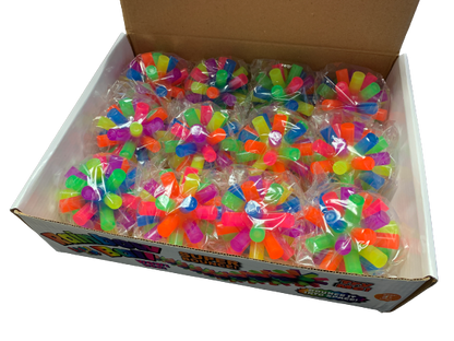 Rainbow Spiky ball - Light Up