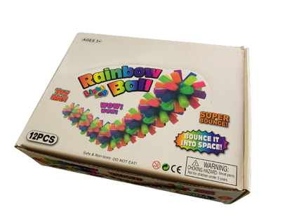 Rainbow Spiky ball - Light Up