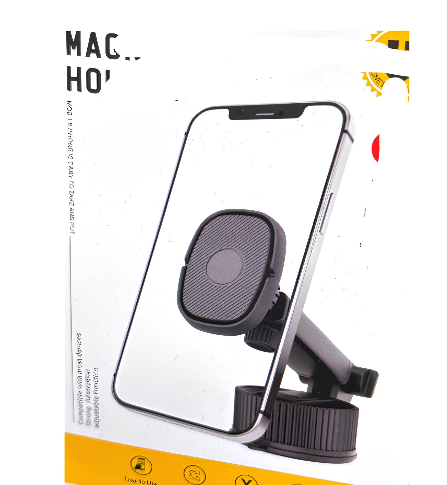 Extendable Magnetic Car Phone Holder