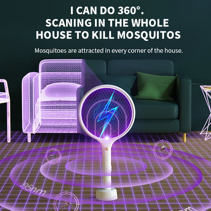 Electric Bug Zapper Swatter Racket