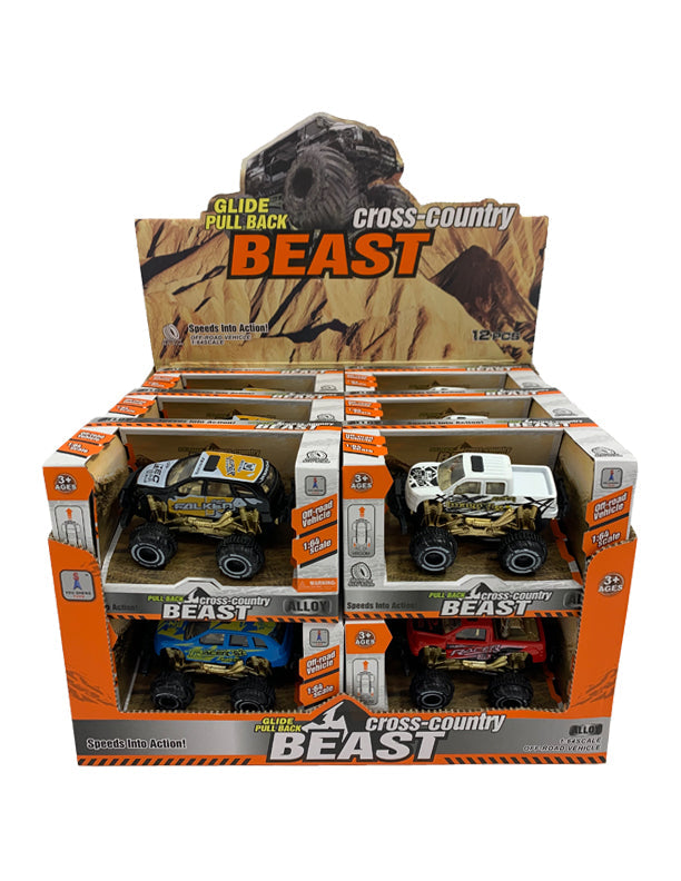 Glide Pull Back BEAST Toy Vehicles Ace Trading Canada