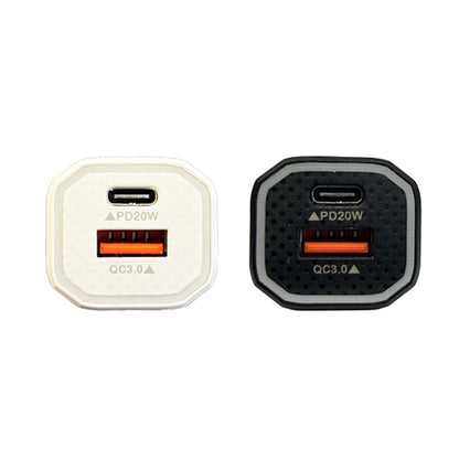 OS)Max Power - 40W 2-Port Type-C(PD) TYPE-A(QC3.0) Car Charger