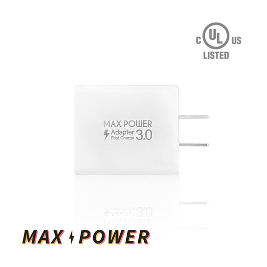 Max Power - 20W 2-Port USB-A Wall Charger