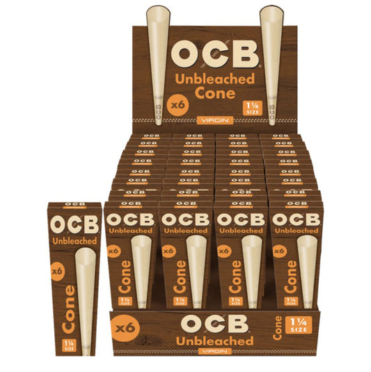 OCB Unbleached Cone - 1 1/4 size Ace Trading Canada