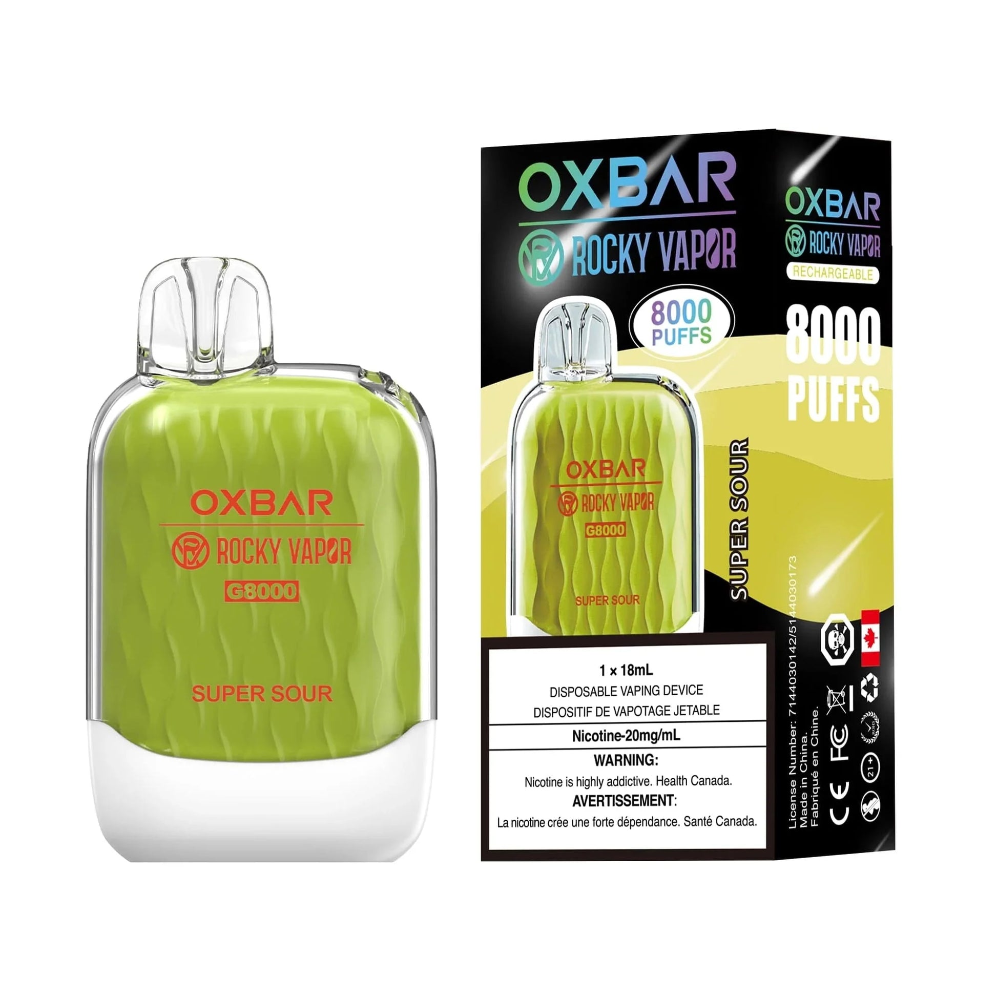 OXBAR - G8000 Ace Trading Canada