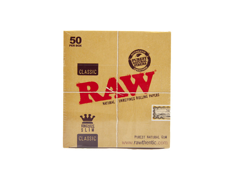Raw classic natural unrefined rolling papers king size slim Ace Trading Canada
