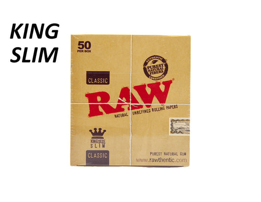 Raw classic natural unrefined rolling papers king size slim Ace Trading Canada