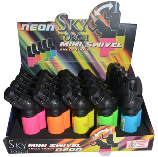 Sky Mini Angle Neon Swivel Torch__SK605SVN Ace Trading Canada