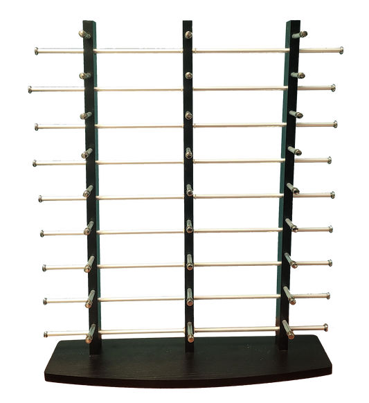 Sunglass Table Top Display Stand(Black Wood) - 30 Sunglasses